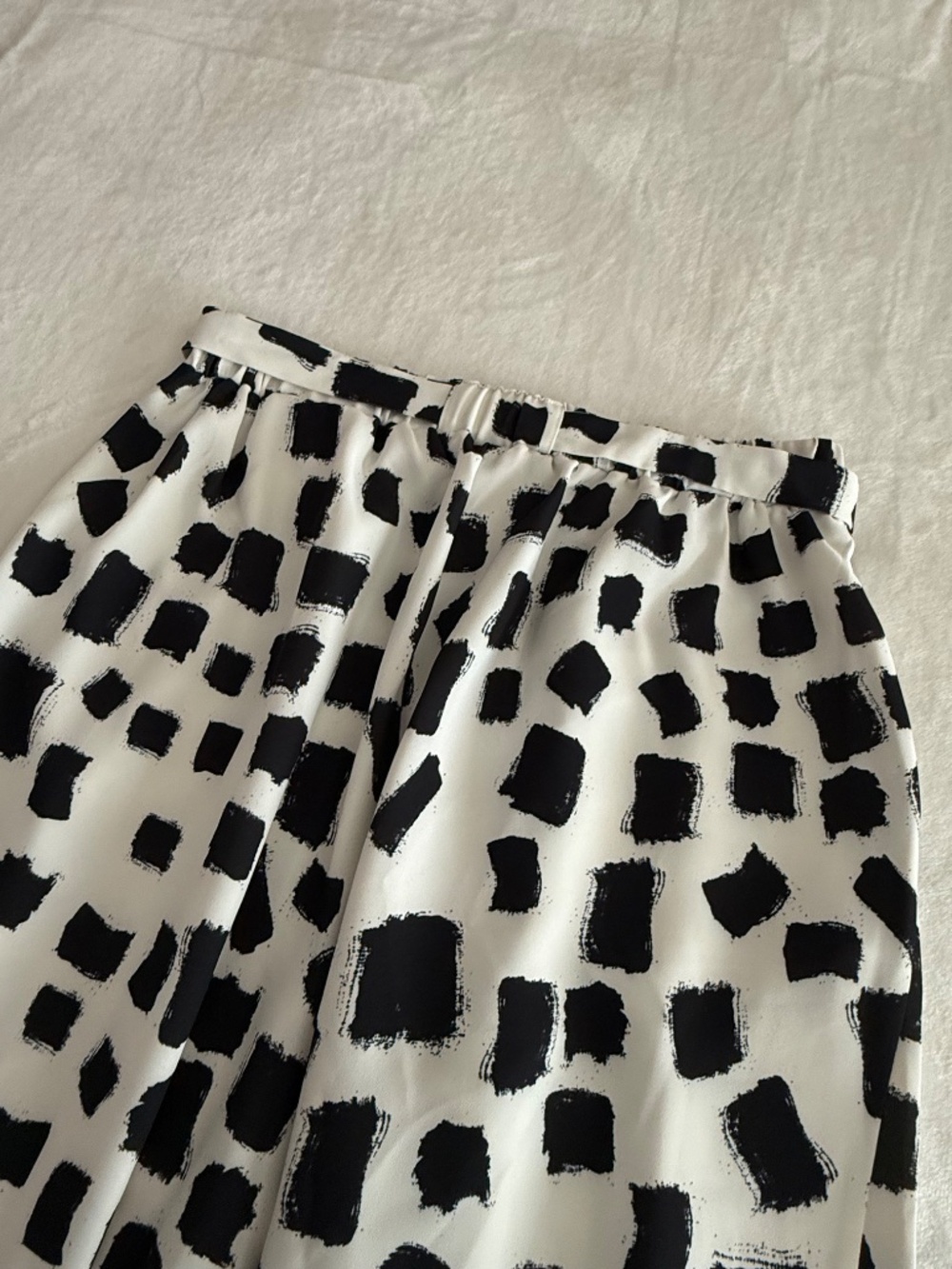 Marla Wynne Abstract Print Palazzo Pants S NWOT Wide Leg Pockets - Picture 9 of 16